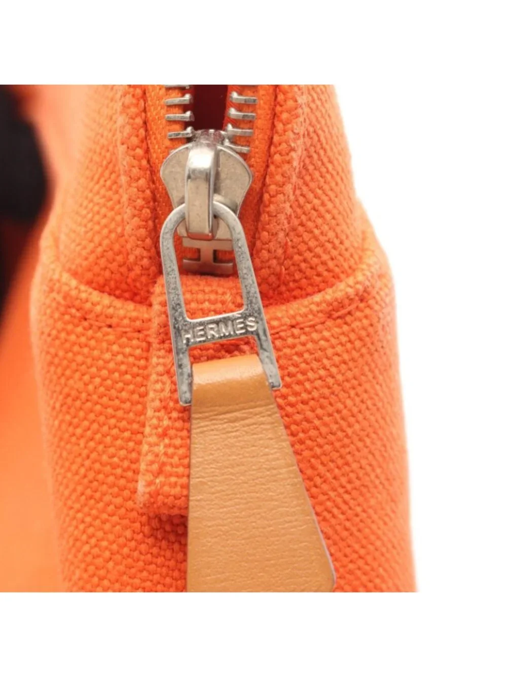 Hermes Pouch Bolide 20 Mini Orange Fu Canvas